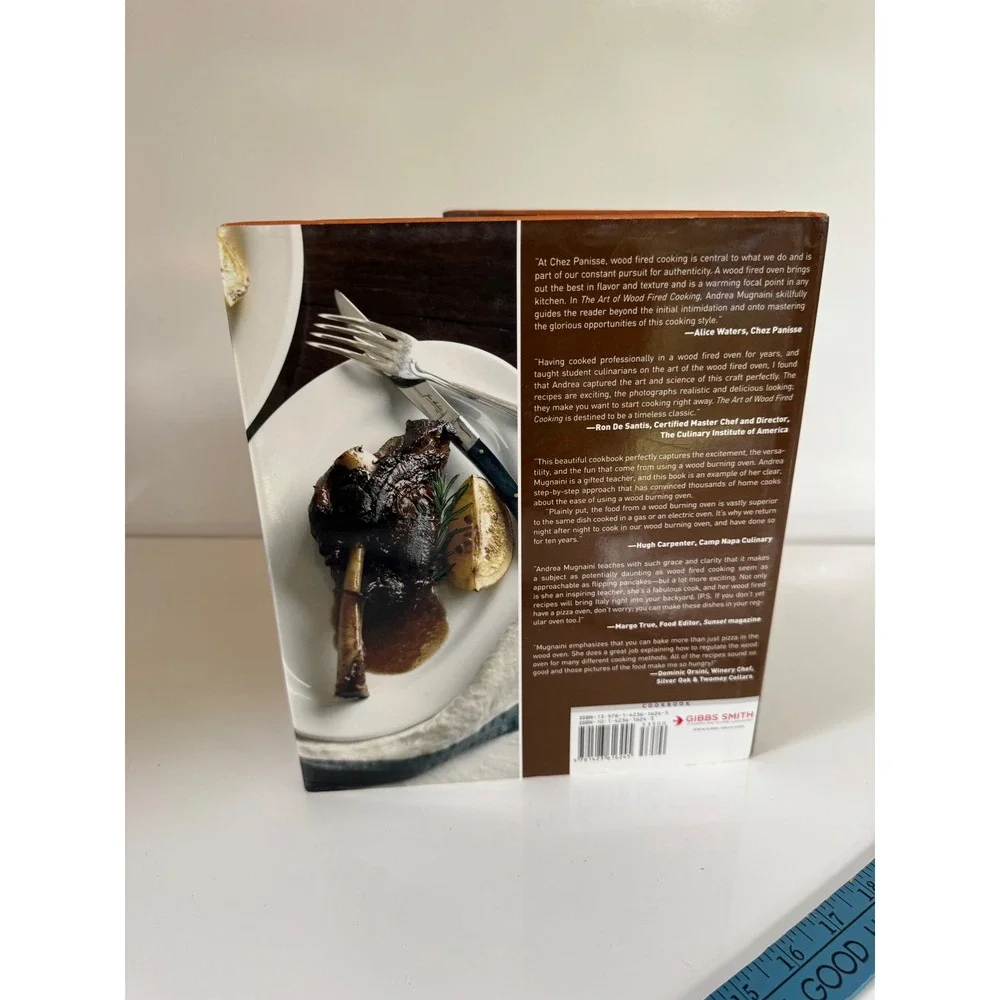 The Art of Wood Fired Cooking Andrea Mugnaini Hardcover Cookbook Gibbs Smith